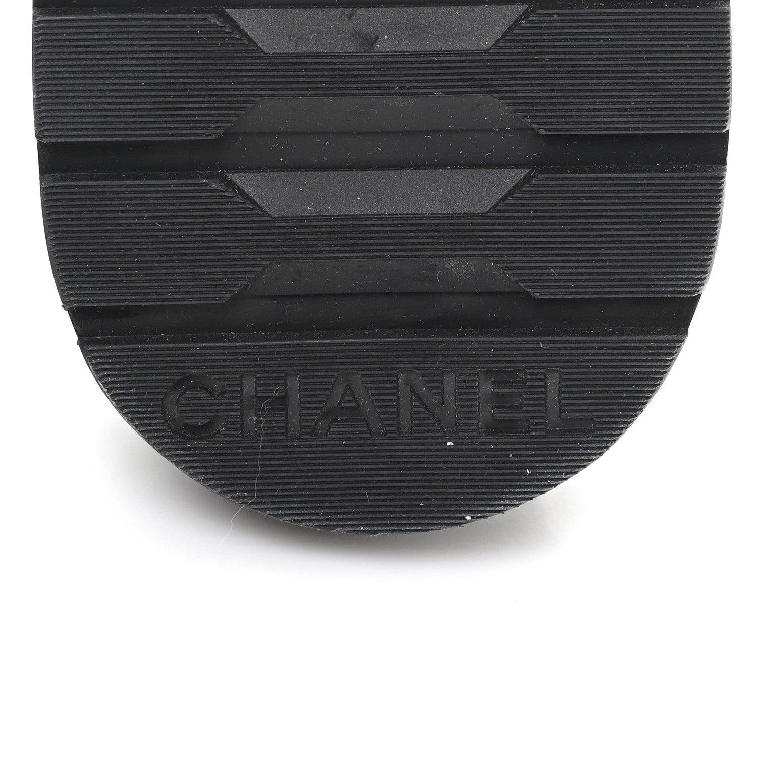 Chanel Shiny Lambskin Quilted Lace Up Combat Boots 39 Grey Black 7 of 9