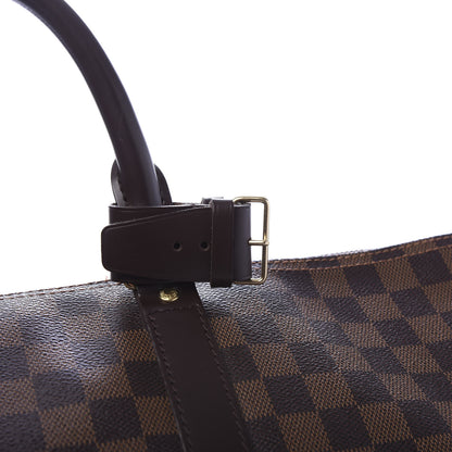 Louis Vuitton Damier Ebene Keepall Bandouliere 55 10 of 11