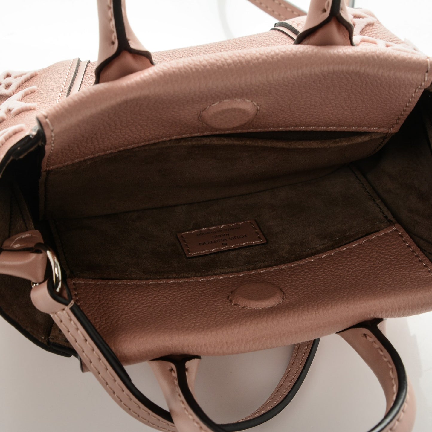 Veau Cachemire Tote W Nano Magnolia