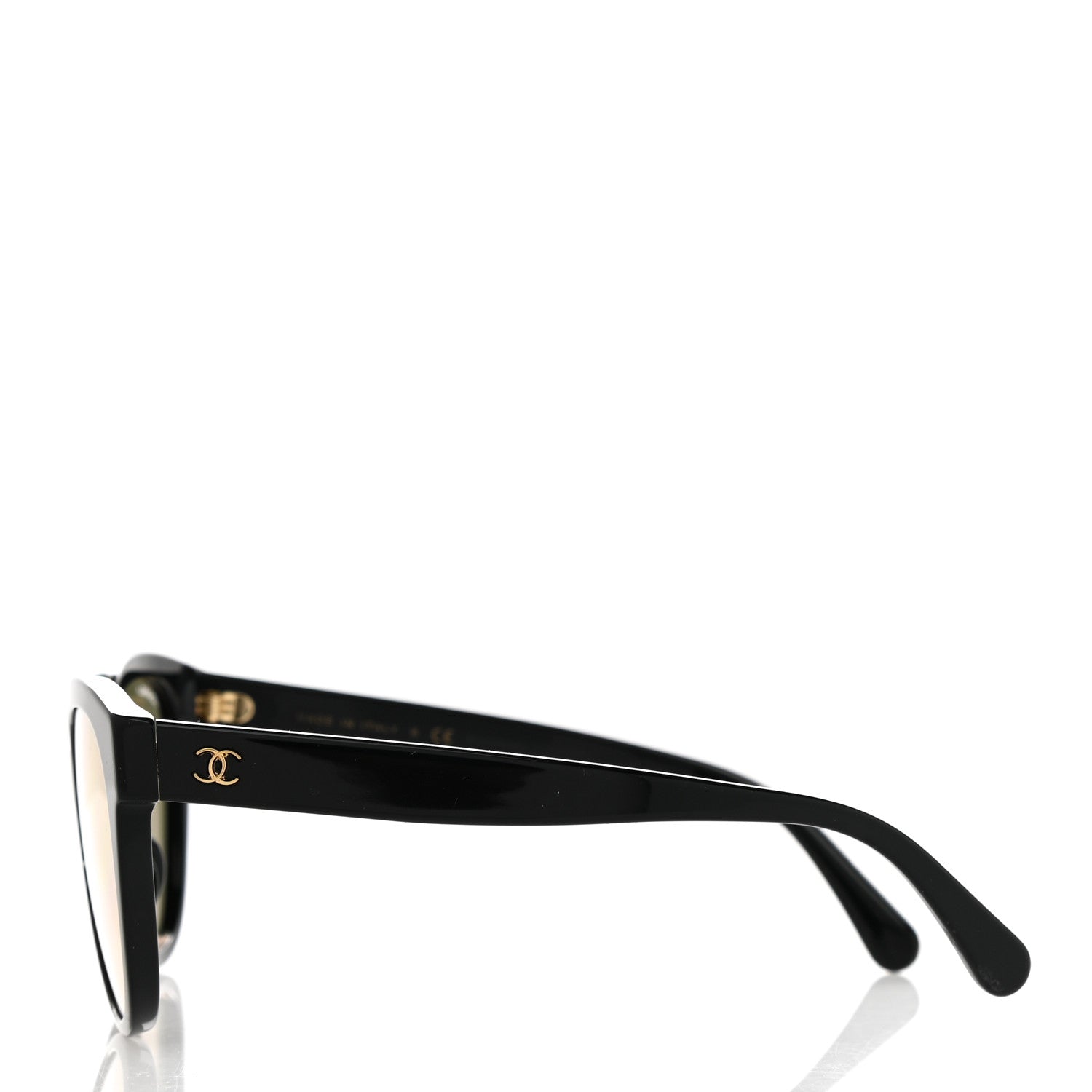 Chanel Acetate CC Butterfly Sunglasses 5414 Black Beige 3 of 7