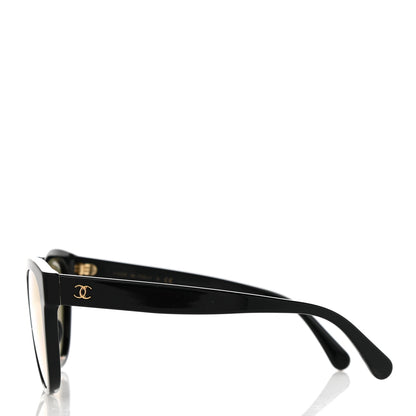 Chanel Acetate CC Butterfly Sunglasses 5414 Black Beige 3 of 7