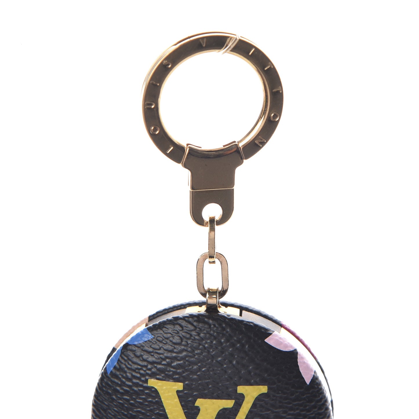Monogram Multicolor Astropill Light Key Ring Black