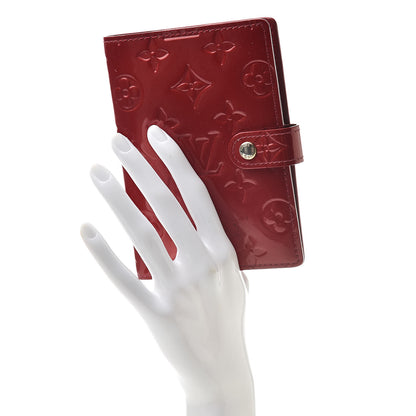Louis Vuitton Vernis Small Ring Agenda Cover Pomme D'Amour 2 of 10