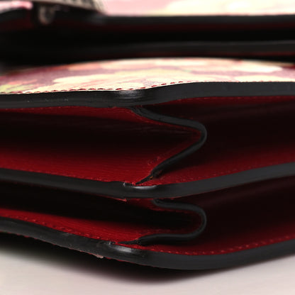 Gucci Calfskin Blooms Print Medium Dionysus Shoulder Bag Romantic Cherry Multicolor 8 of 9