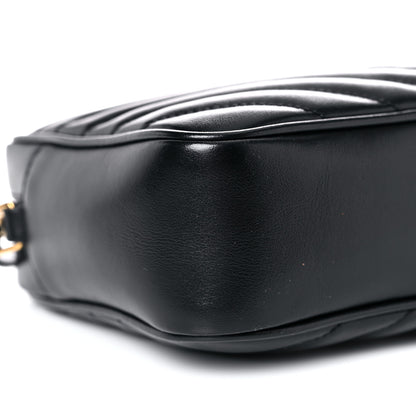 Saint Laurent Calfskin Matelasse Monogram Lou Camera Bag Black 8 of 14