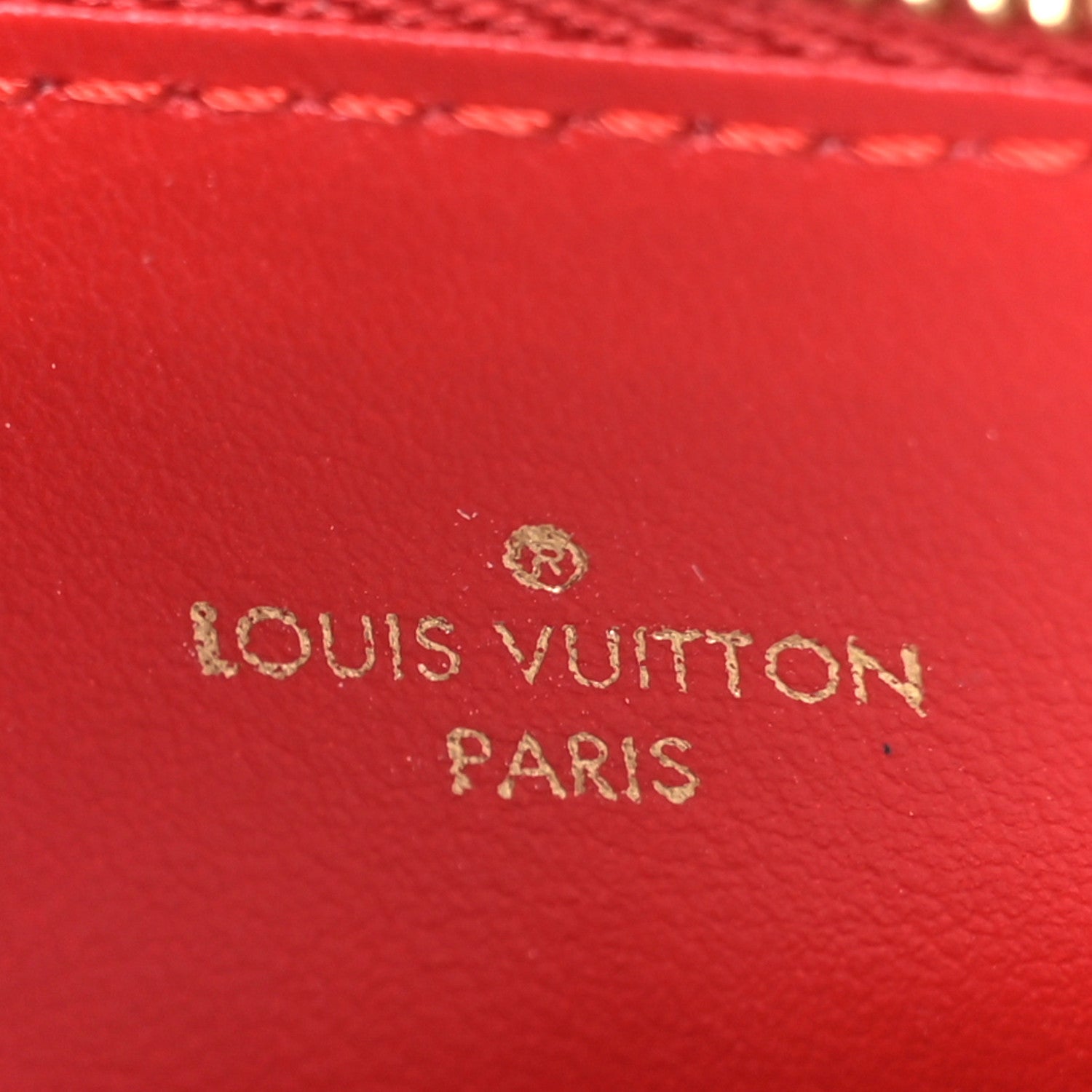 Louis Vuitton Empreinte Felicie Chain Wallet Zippered Insert Scarlet 6 of 8