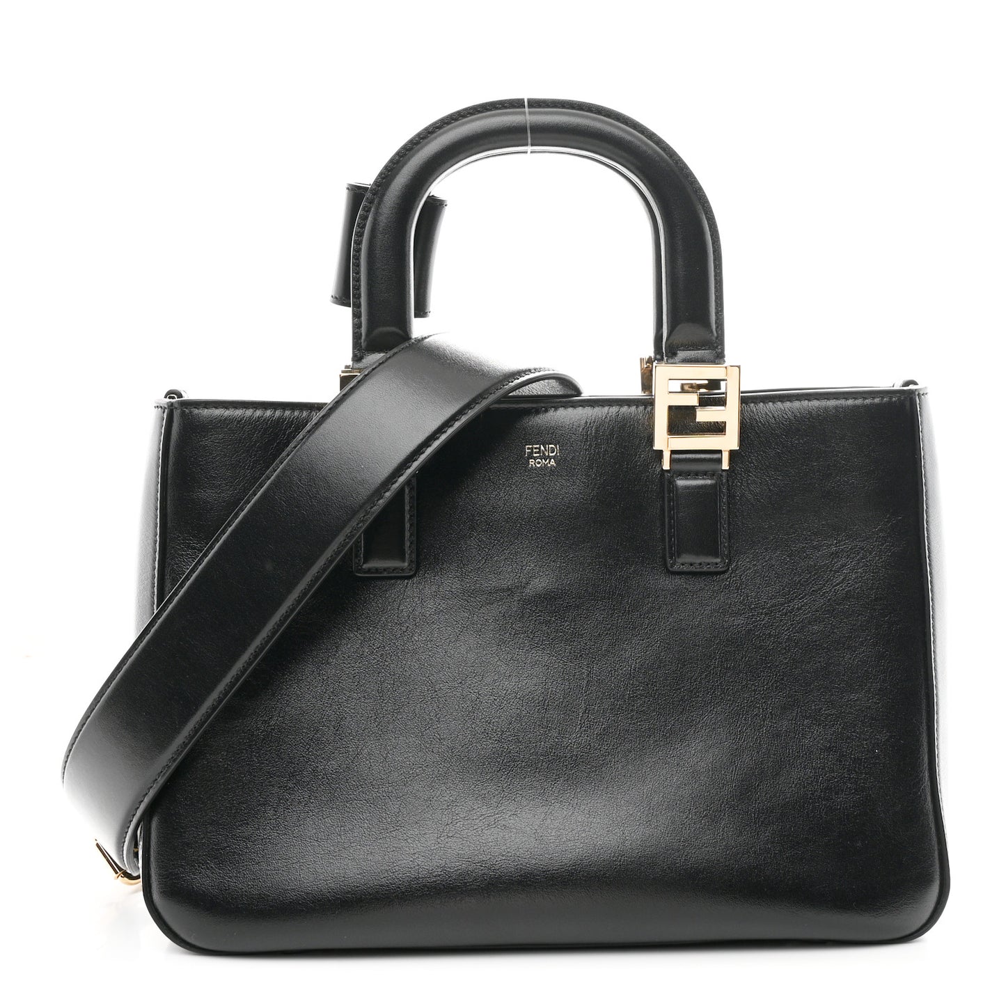 Vitello Glacier Small FF Tote Black