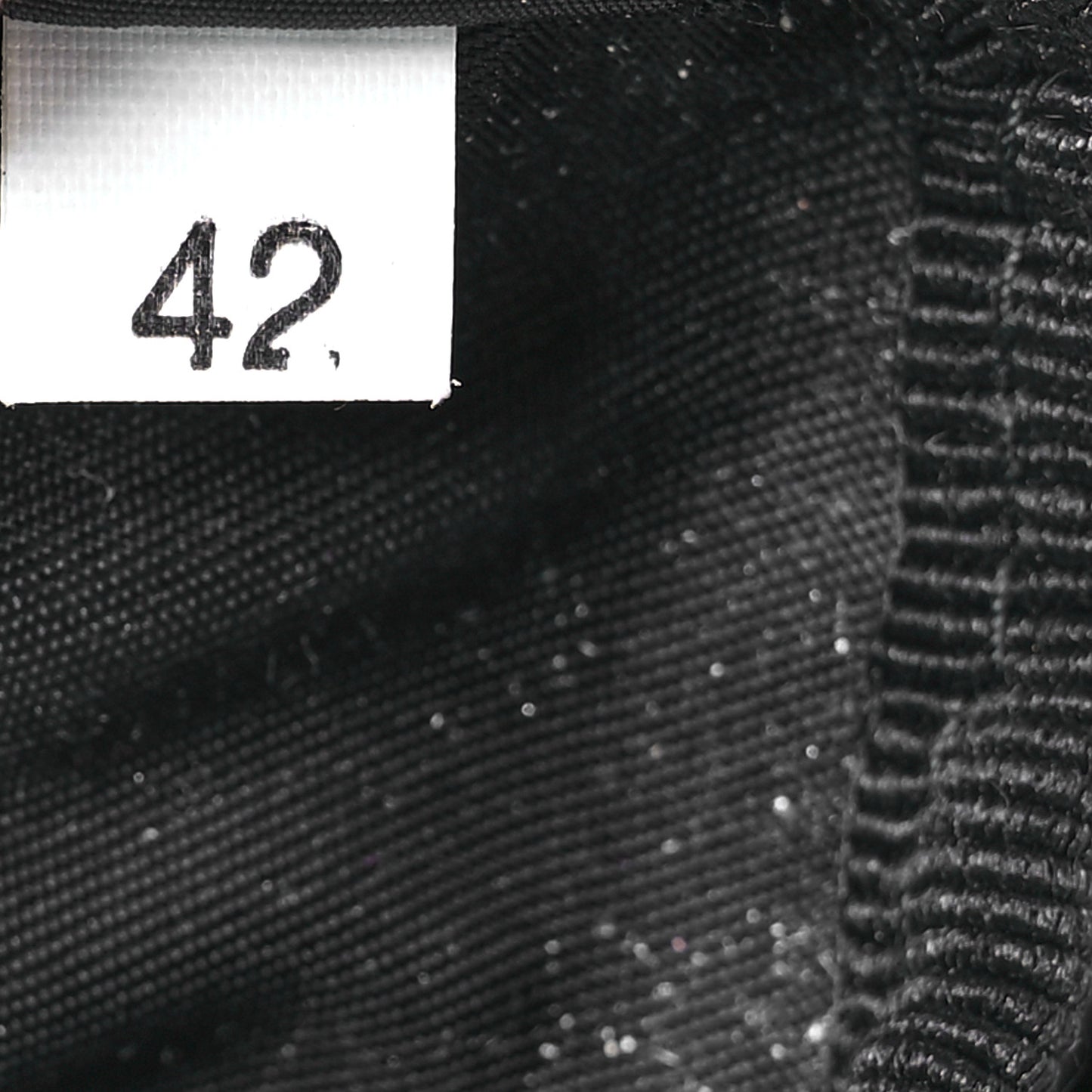 Tessuto Nylon Vela Cosmetic Pouch Black