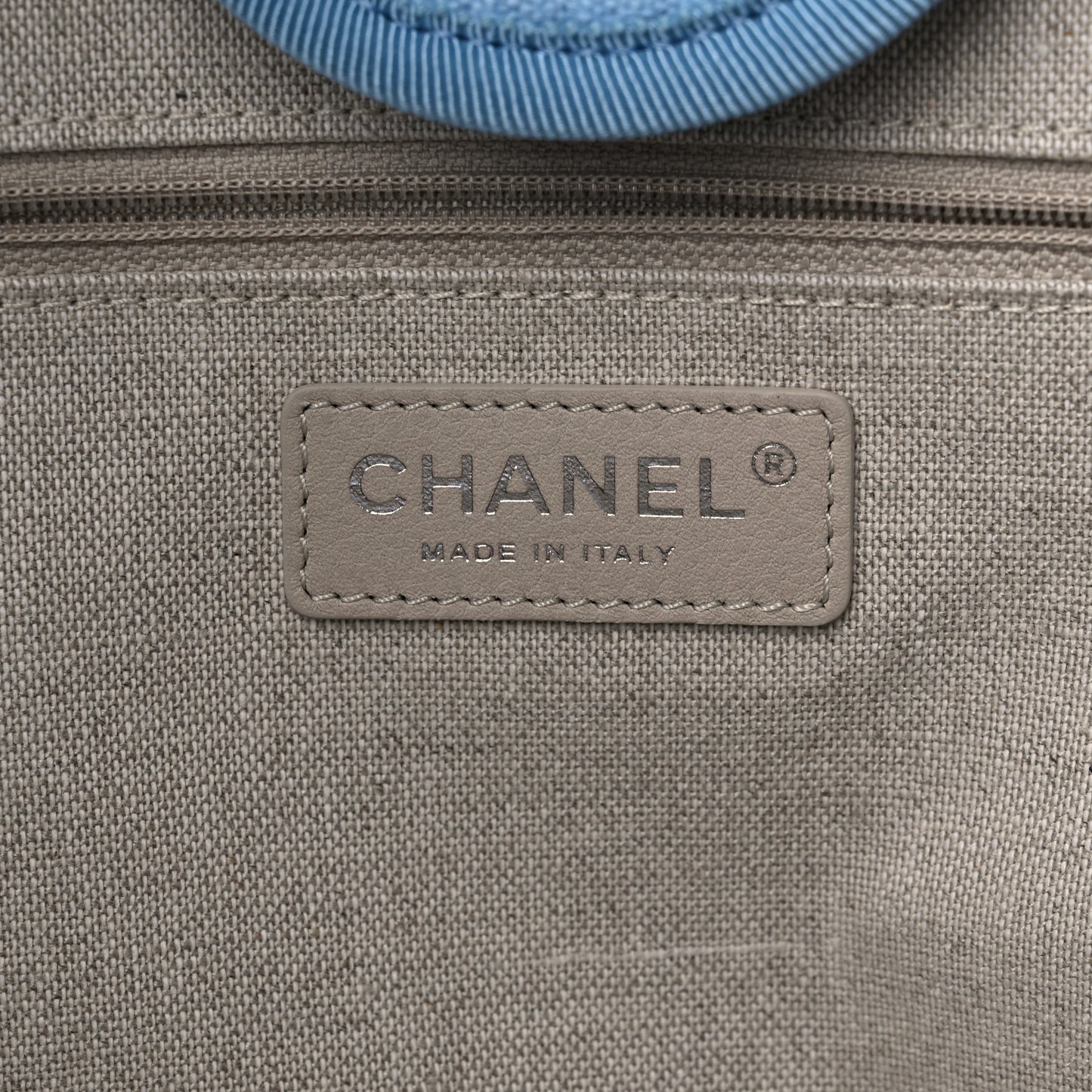 Mixed Fibers Medium Deauville Tote Light Blue