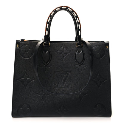 Louis Vuitton Empreinte Monogram Giant Wild At Heart Onthego MM Black 1 of 11