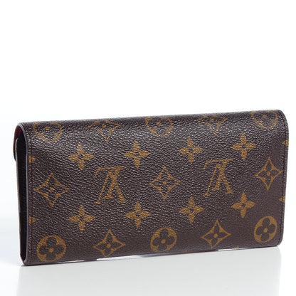 Louis Vuitton Monogram Josephine Wallet Red 3 of 8