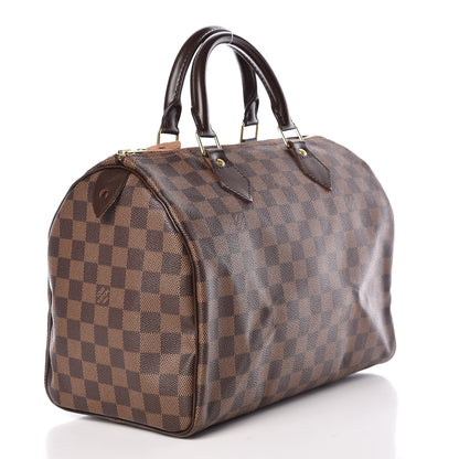 Louis Vuitton Damier Ebene Speedy 30 4 of 11