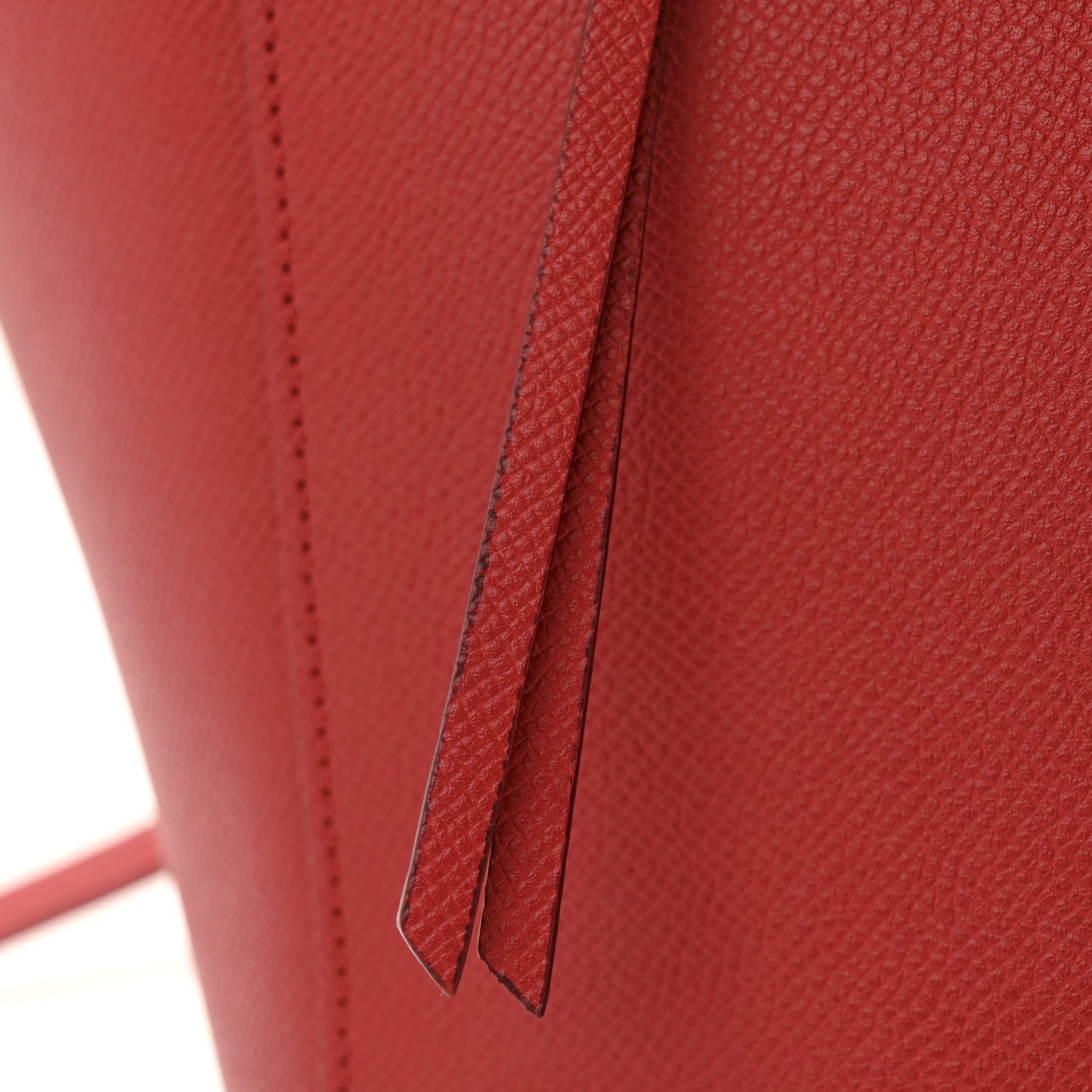 Grained Calfskin Mini Belt Bag Coquelicot