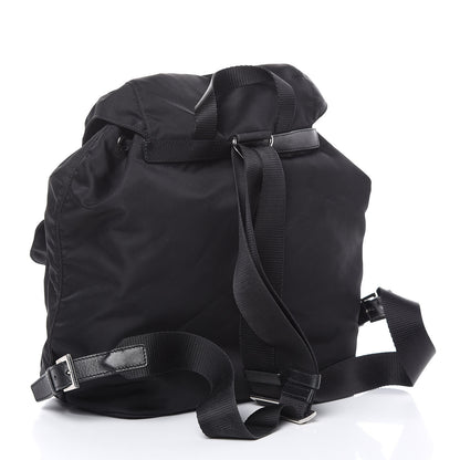 Prada Nylon Vela Saffiano Backpack Black 3 of 10