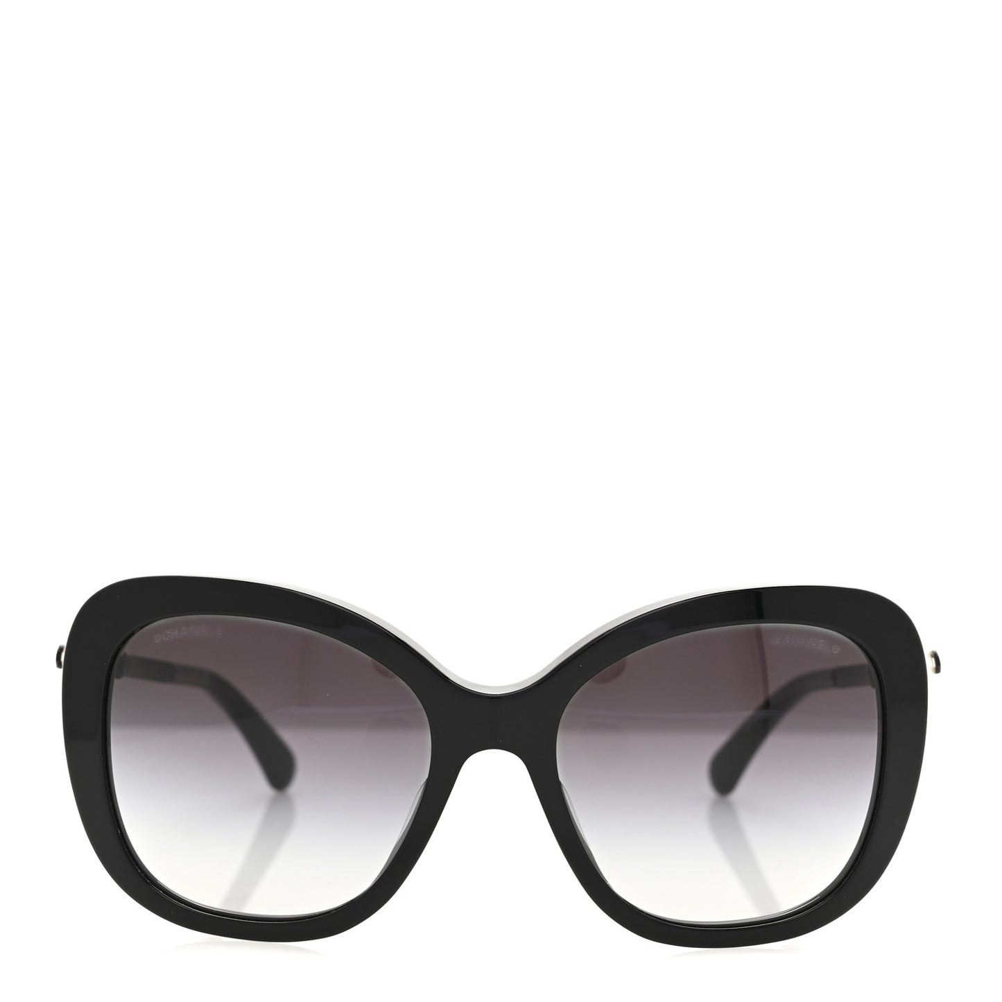 Acetate Butterfly Winter Pearl Sunglasses 5339-H-A Black