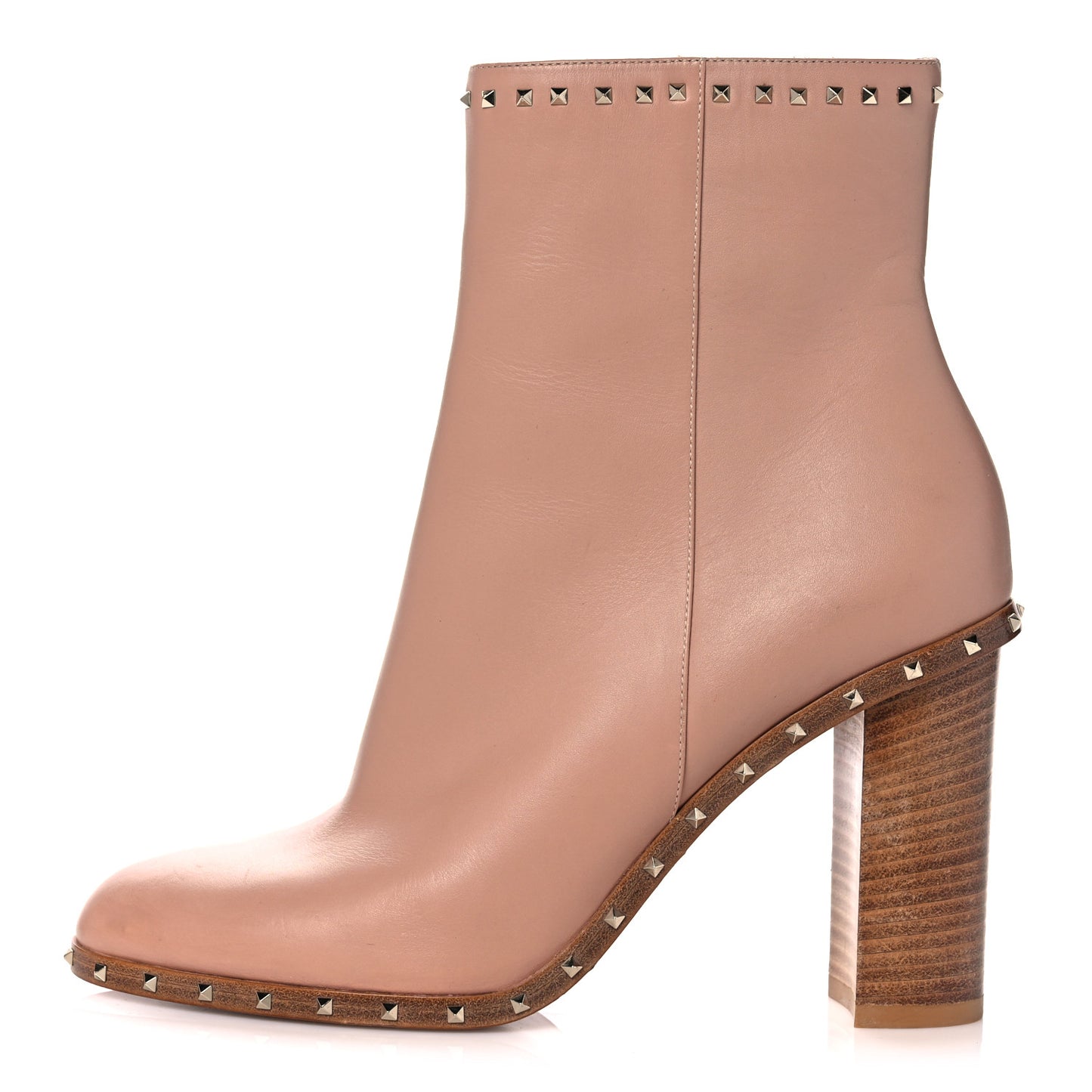 Nappa Soul Rockstud 90mm Ankle Boots 39 Skin Sorbet
