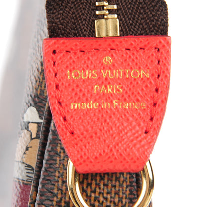 Louis Vuitton Damier Ebene 2015 Christmas Animation Mini Pochette Accessories 6 of 7