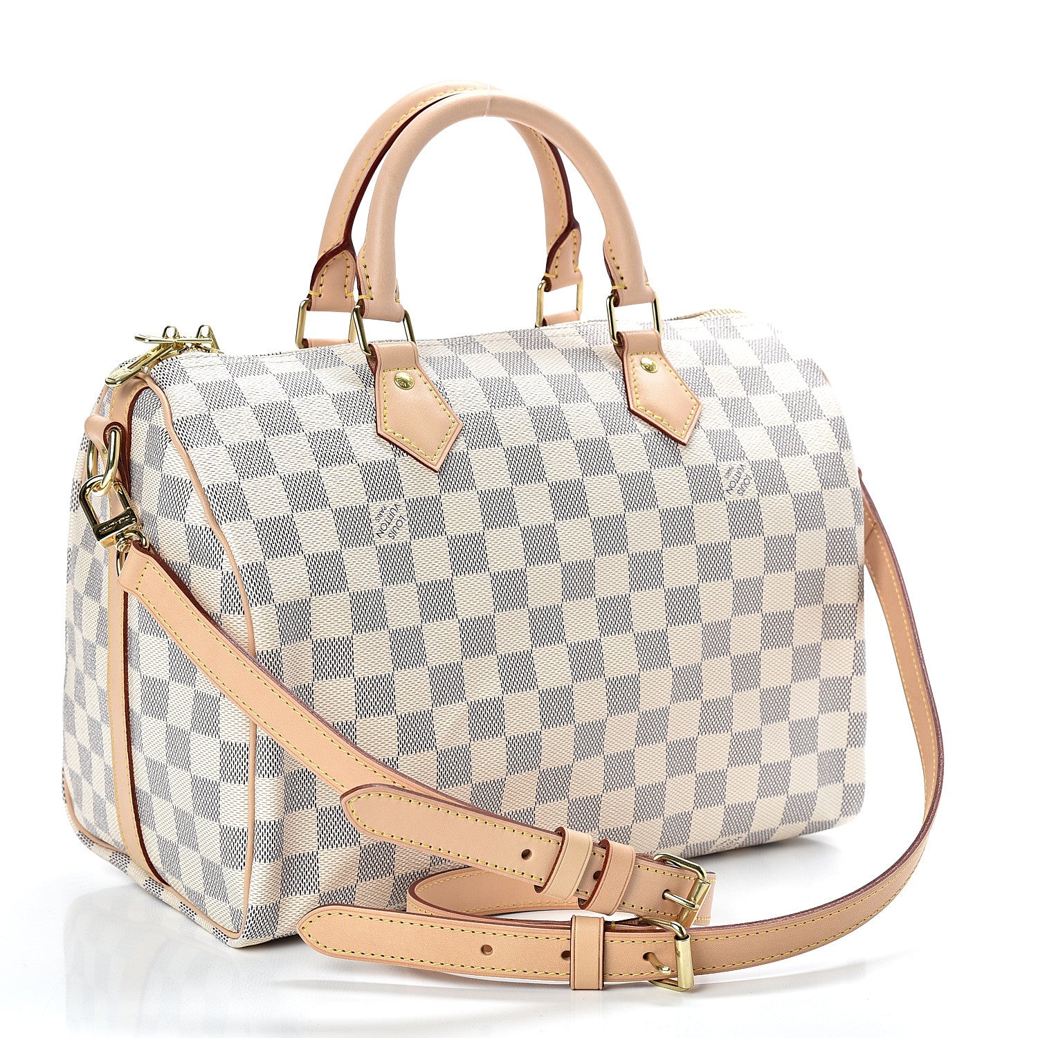 Louis Vuitton Damier Azur Speedy Bandouliere 30 3 of 11
