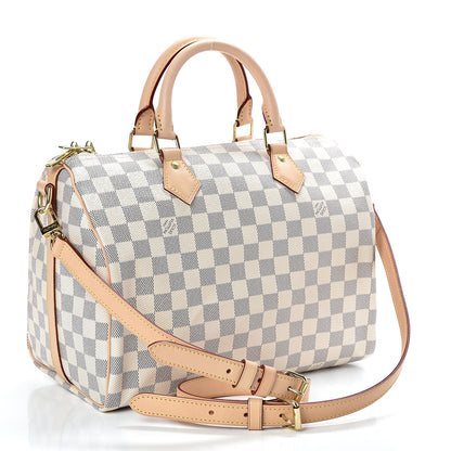Louis Vuitton Damier Azur Speedy Bandouliere 30 3 of 11