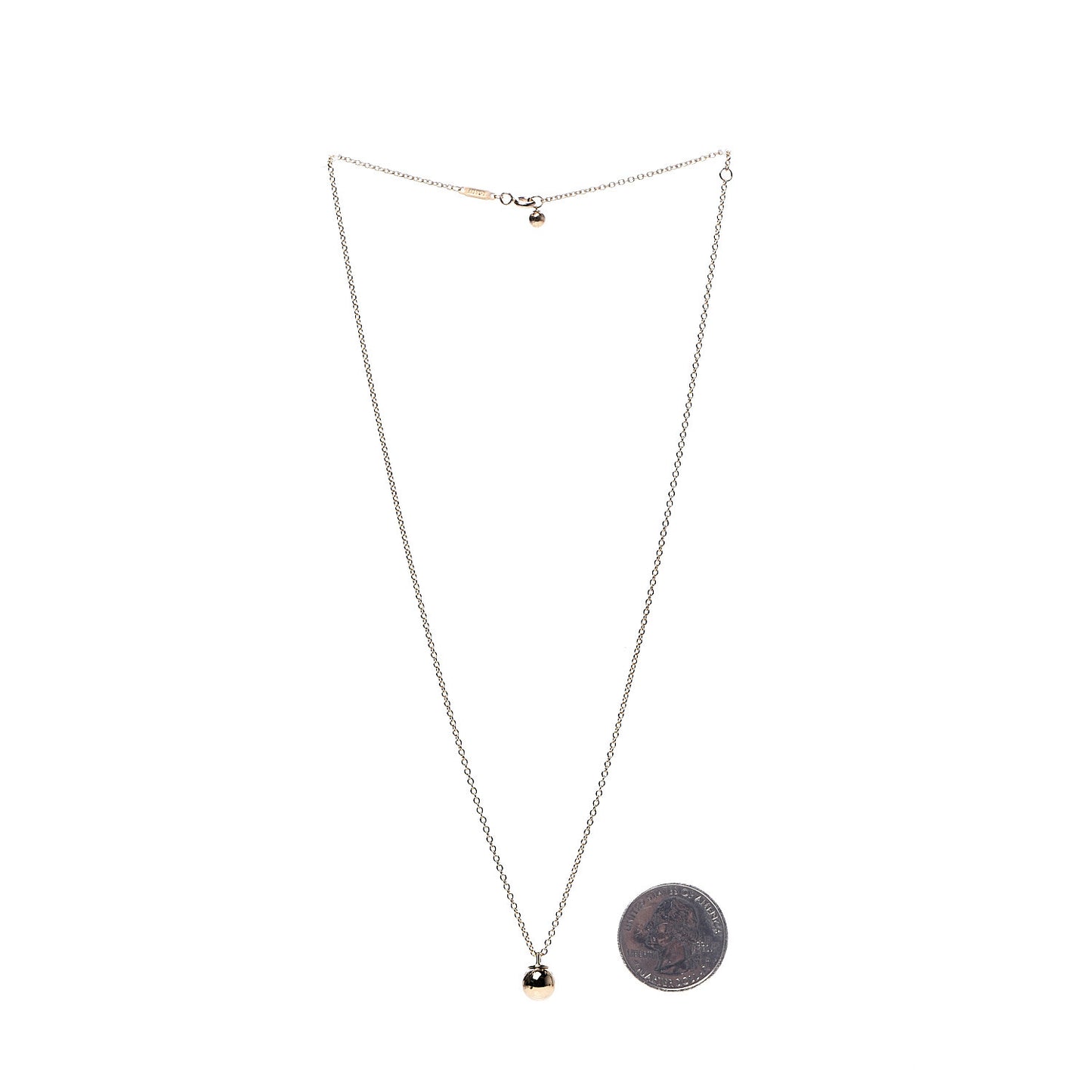 18K Yellow Gold 8mm HardWear Ball Pendant Necklace