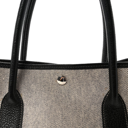 Hermes Toile H Buffle Skipper Garden Party 36 MM Tote Black 7 of 9