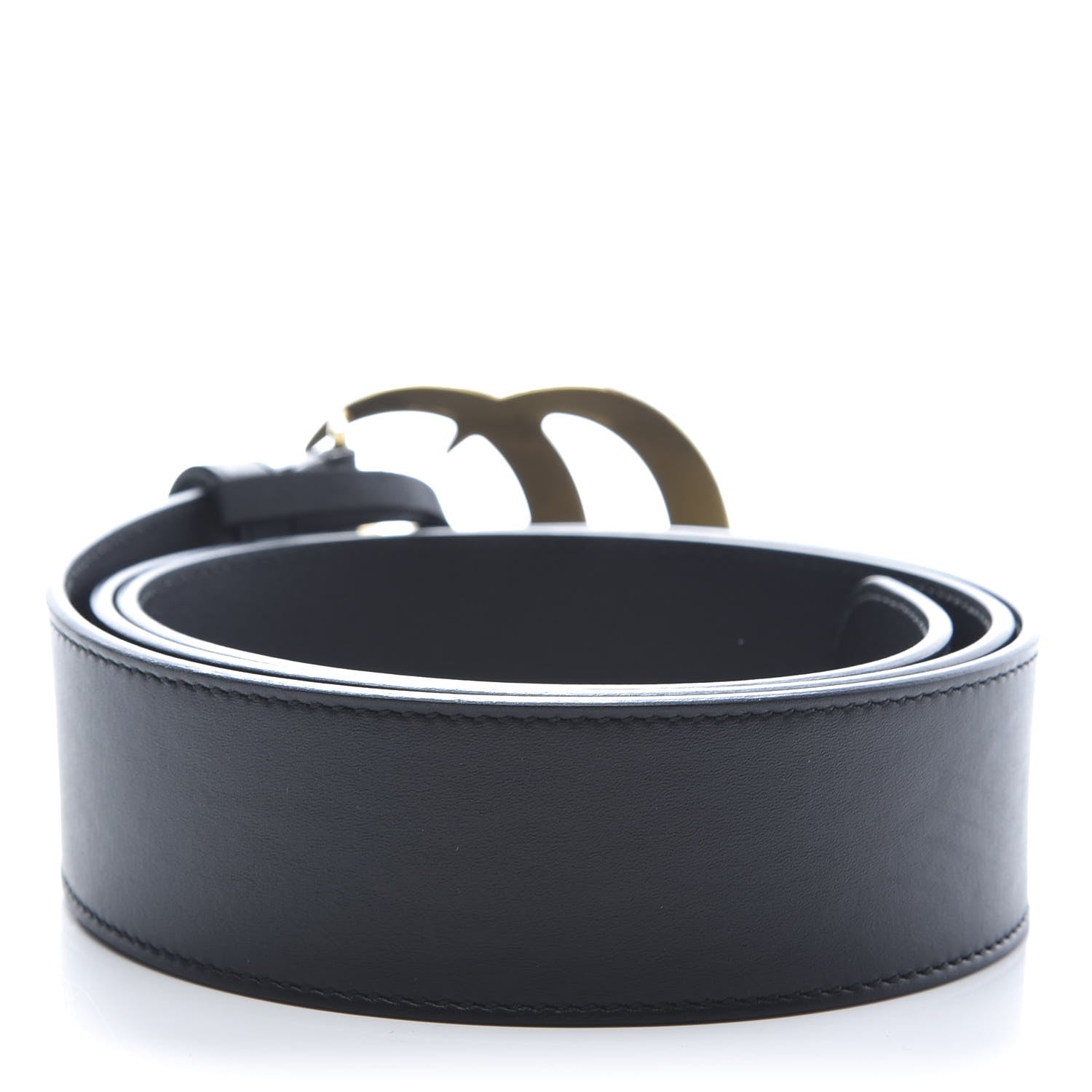 Gucci Calfskin Double G 40mm Belt 95 38 Black 2 of 6