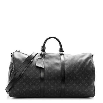 Louis Vuitton Monogram Eclipse Keepall Bandouliere 55 1 of 16