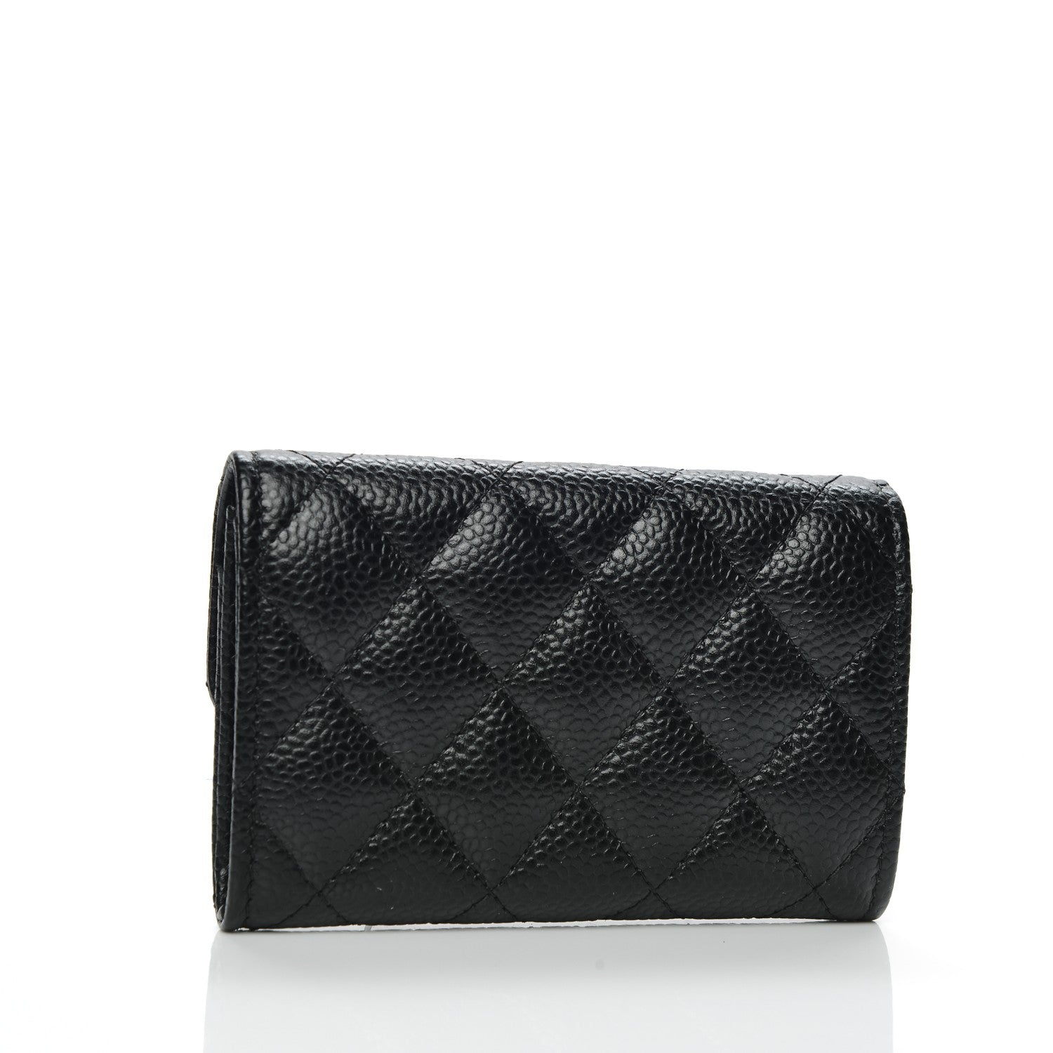 Chanel Caviar Quilted Flap Card Holder Black 3 of 7