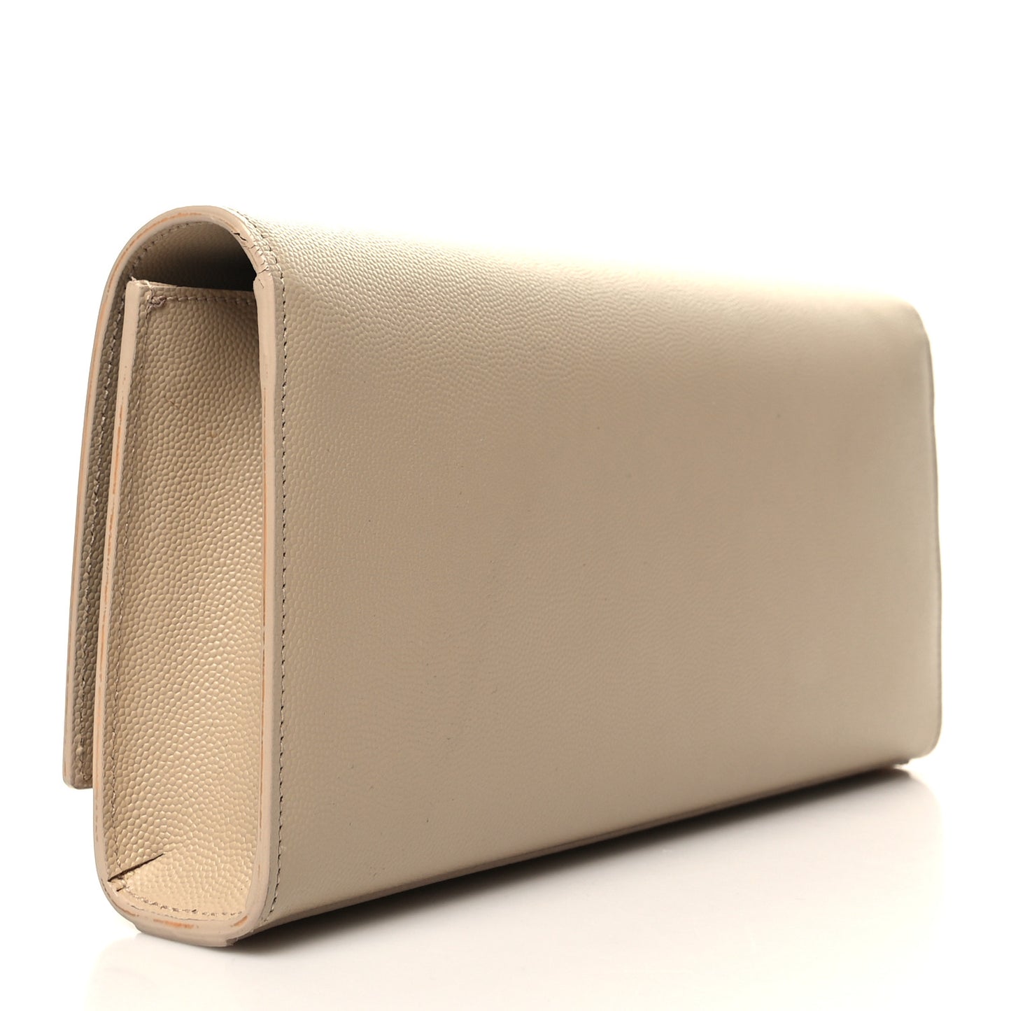 Grain De Poudre Classic Monogram Cassandre Clutch Nude