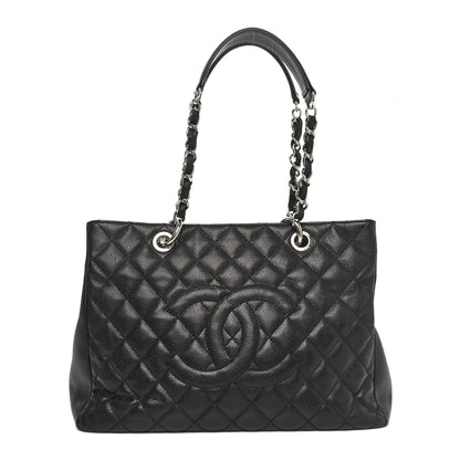 Chanel Caviar Quilted Grand Shopping Tote GST Black 1 of 10