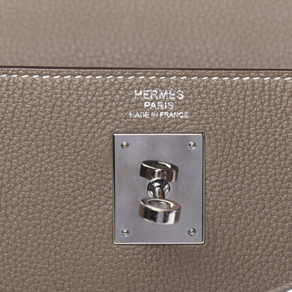 Hermes Togo Kelly Retourne 32 Etoupe 5 of 10