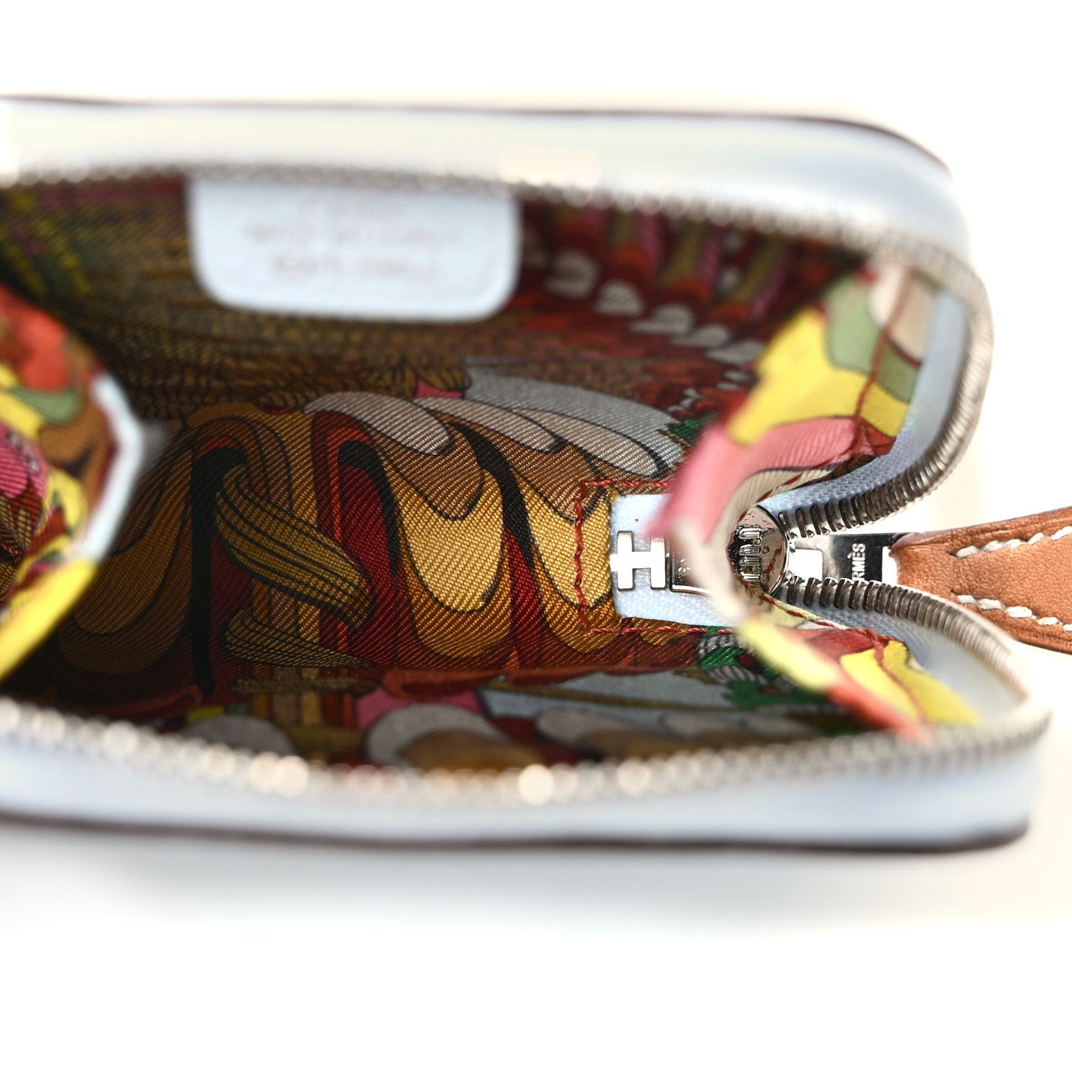 Hermes Epsom Silk'In Coin Purse Bleu Brume 5 of 9