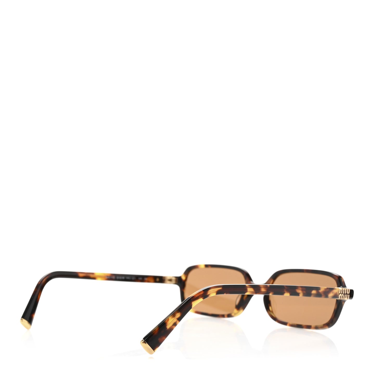 Acetate Rectangle Regard Sunglasses SMU11Z Camel Beige