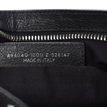 Balenciaga Calfskin Logo Graffiti Pouch Black 7 of 7