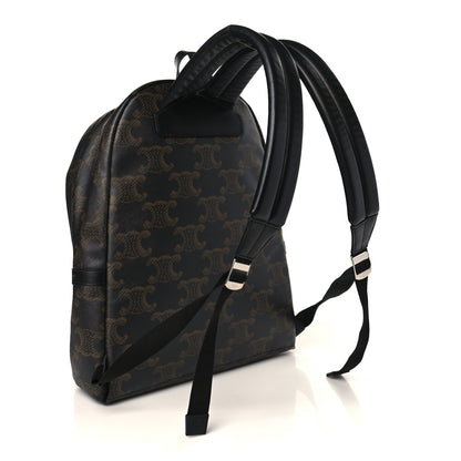 Celine Triomphe Canvas XL Calfskin Backpack Black 3 of 8