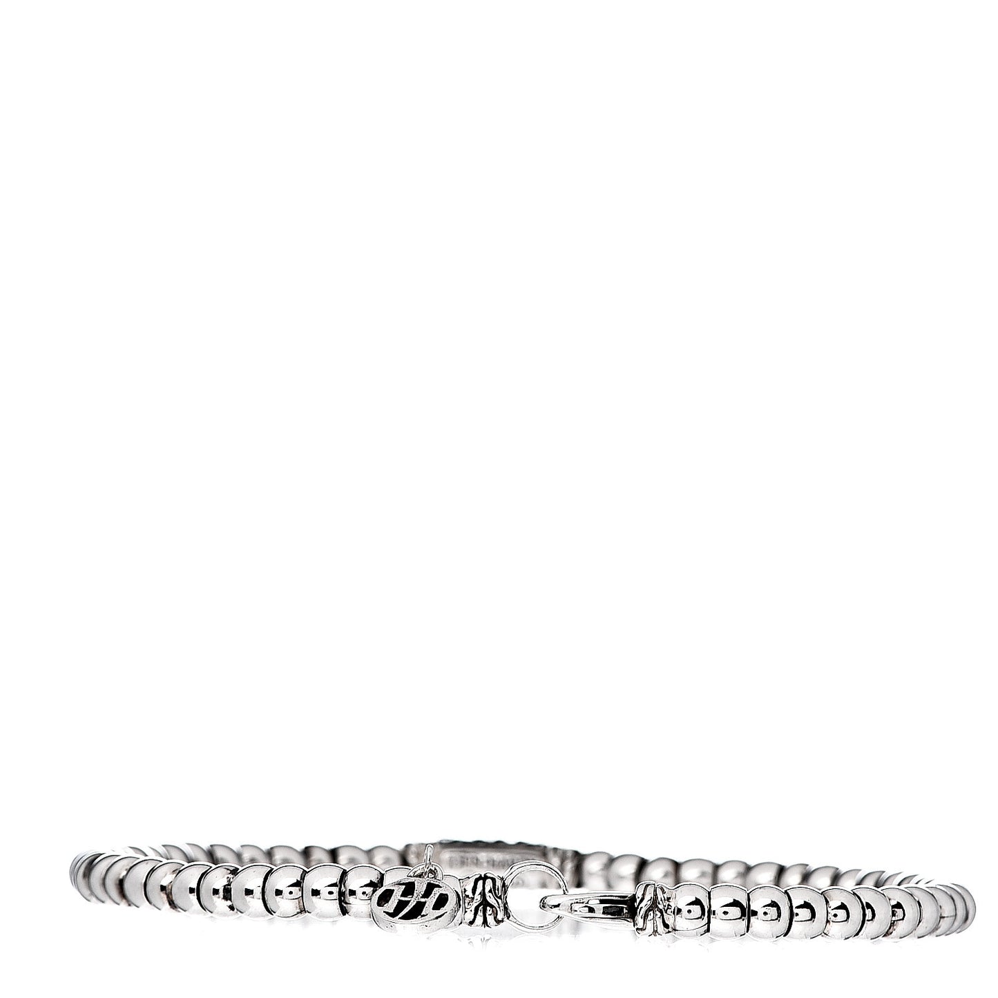 Sterling Silver Black Diamond Bead Bracelet