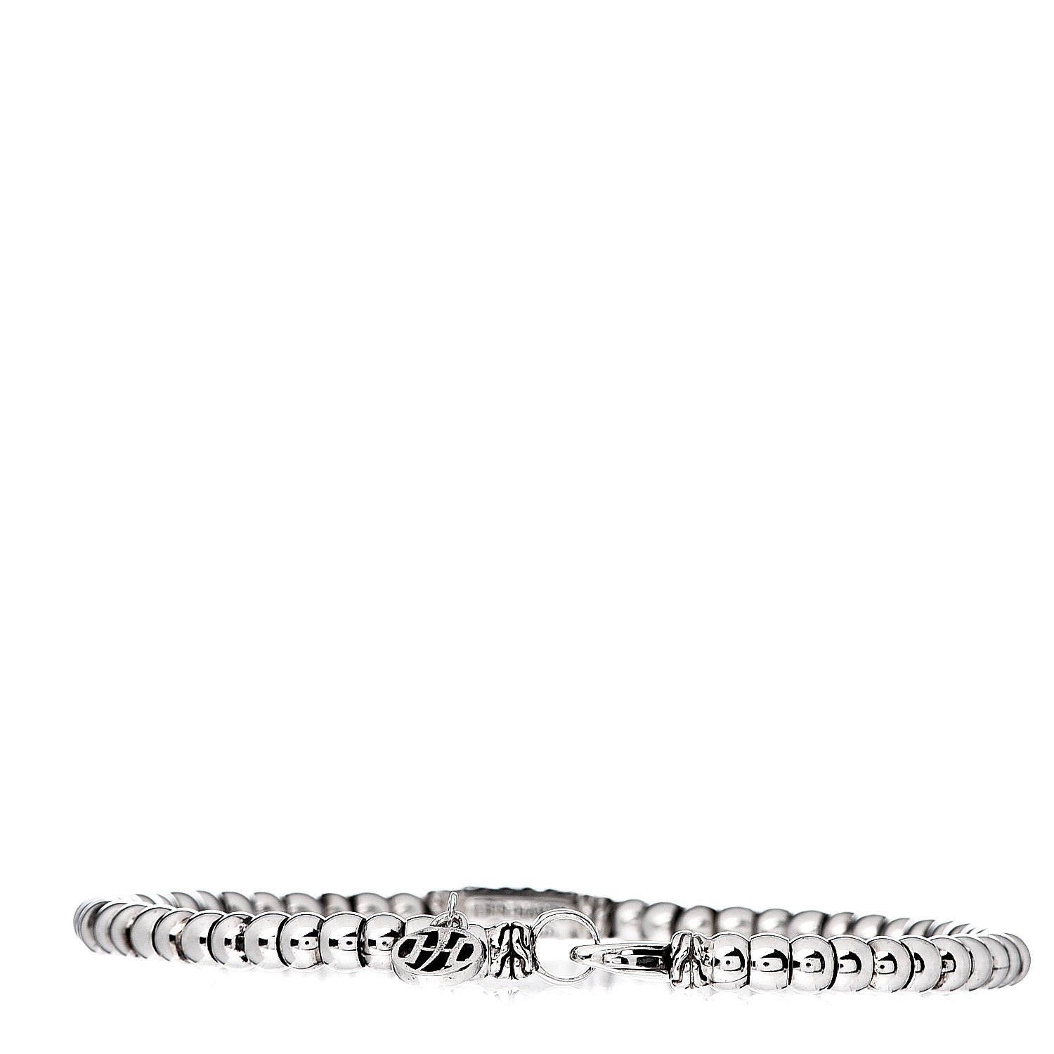 John Hardy Sterling Silver Black Diamond Bead Bracelet 3 of 4