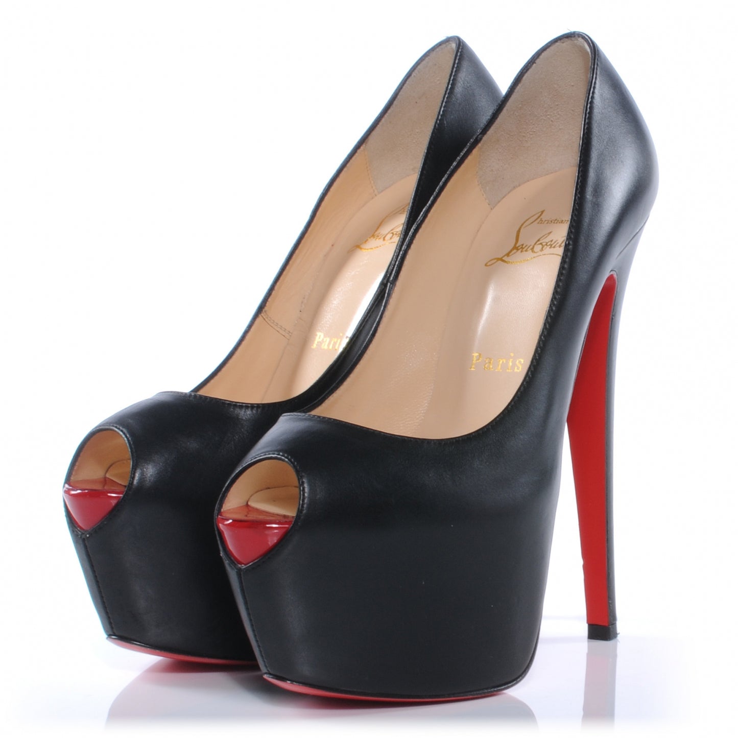 Calfskin Highness 160 Pumps 36 Black