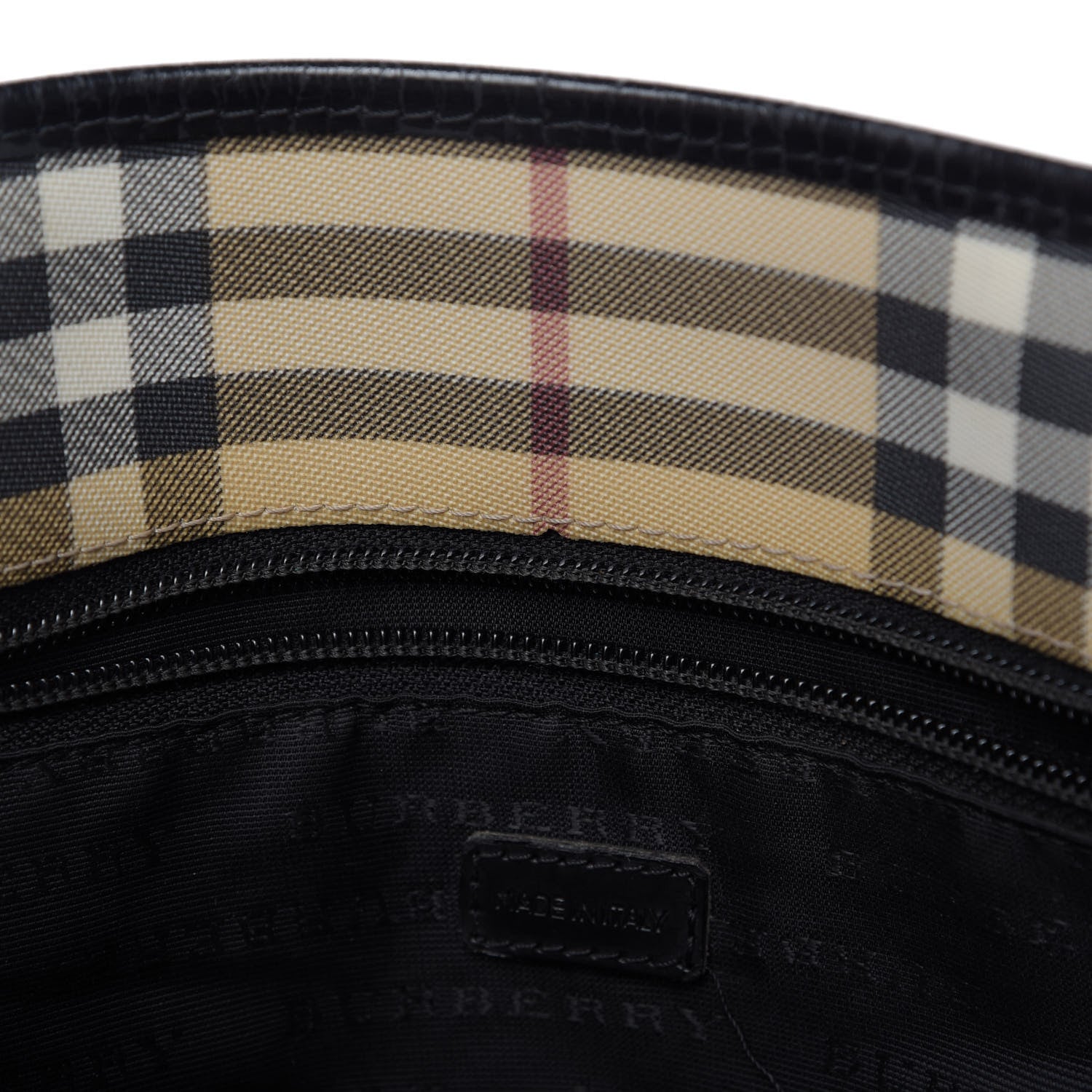 Burberry House Check Bucket Bag Black 14 of 14