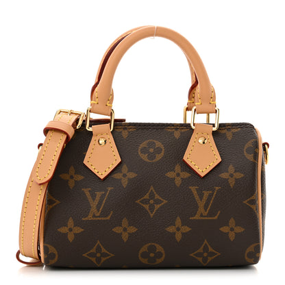 Louis Vuitton Monogram Nano Speedy Bandouliere 1 of 10