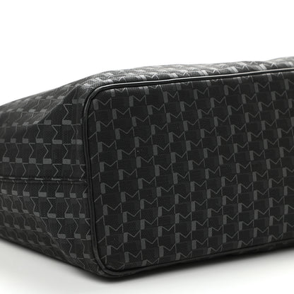Moynat Calfskin Canvas 1920 M Monogram MM Tote Black Multicolor 8 of 9