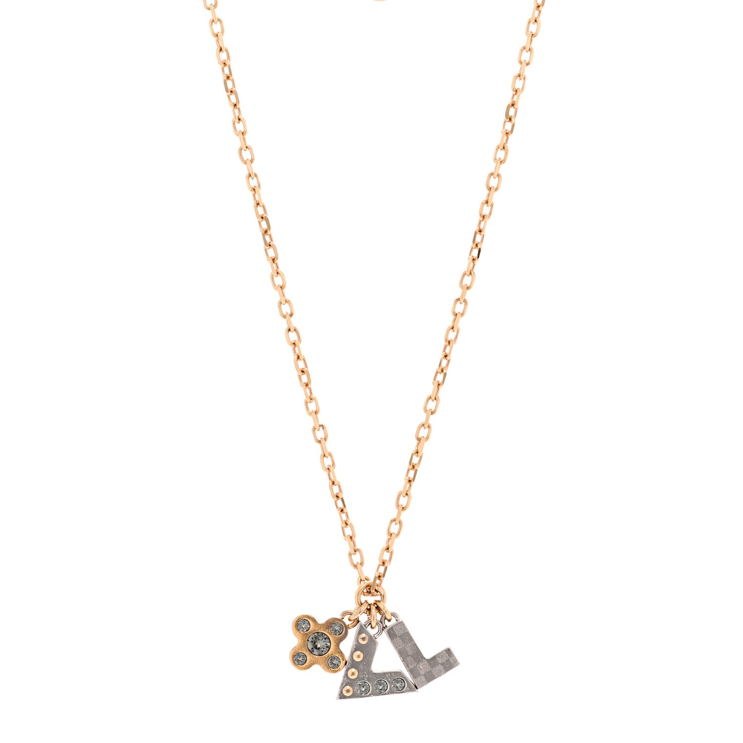 Love Letters Pendant Necklace Gold