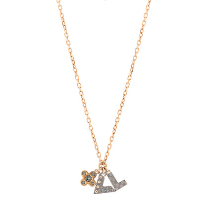 Louis Vuitton Love Letters Pendant Necklace Gold 1 of 7