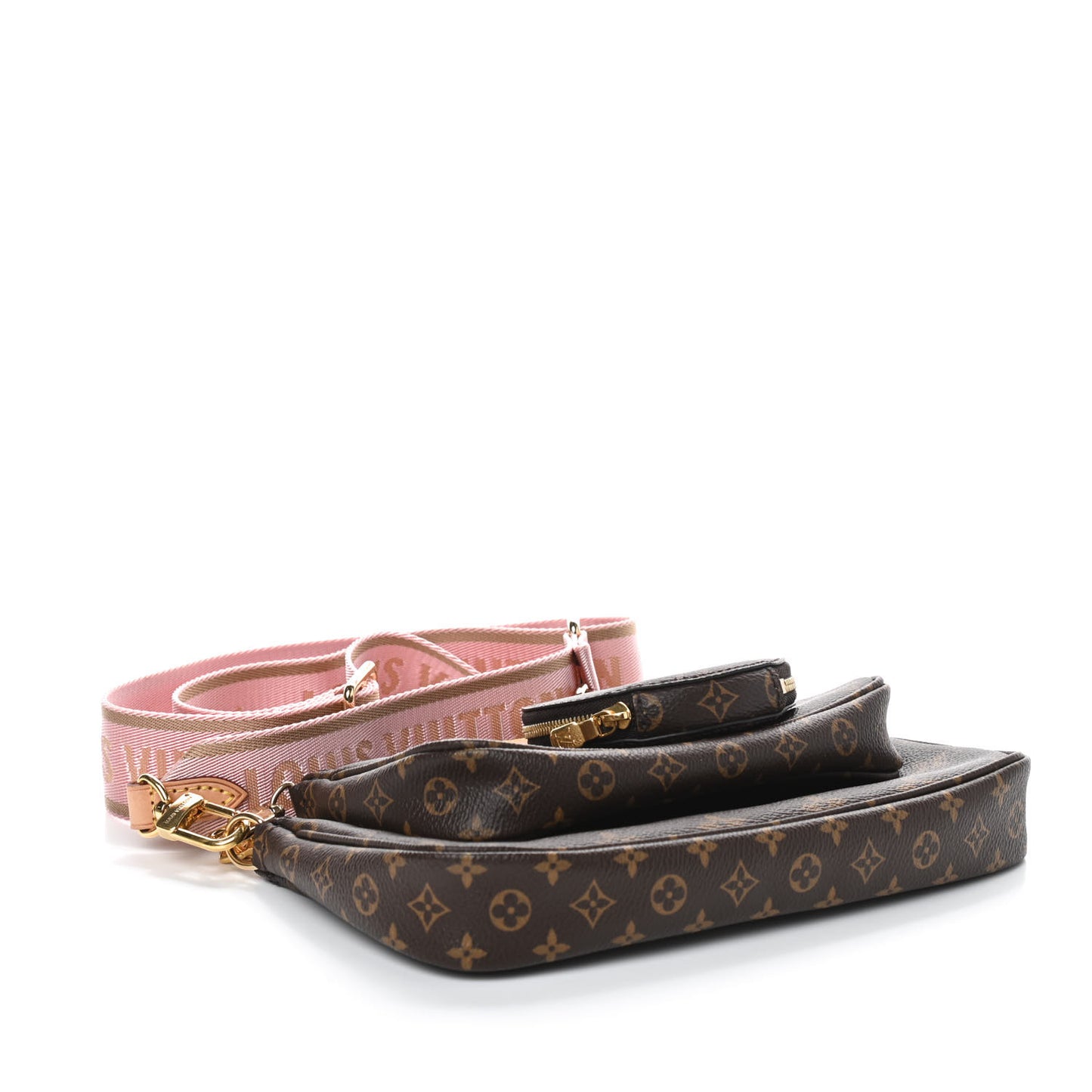 Monogram Multi Pochette Accessories Rose Clair
