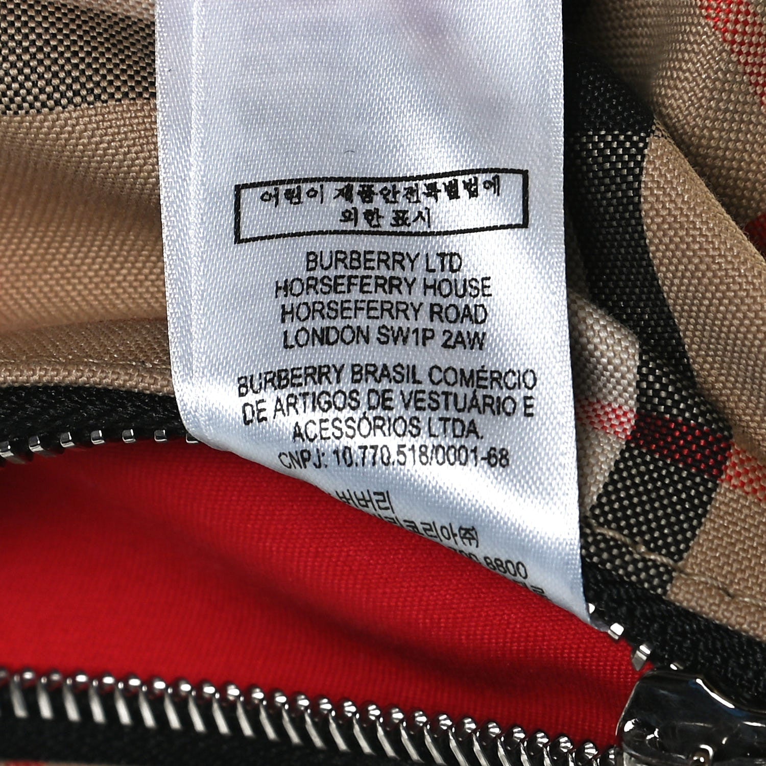 Burberry Nylon Vintage Check Small Cannon Bum Bag Archive Beige 13 of 15