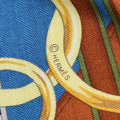 Hermes Cashmere Silk Brides Et Gris Shawl 140 4 of 6