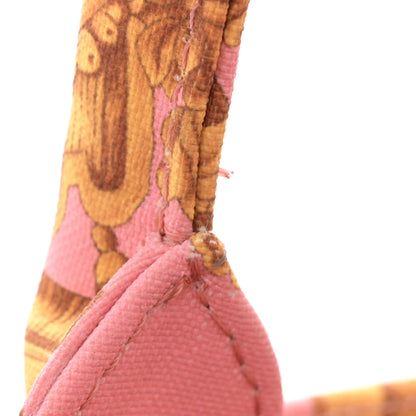 Versace Canvas Baroque Print Medusa Large Tote Pink 11 of 11