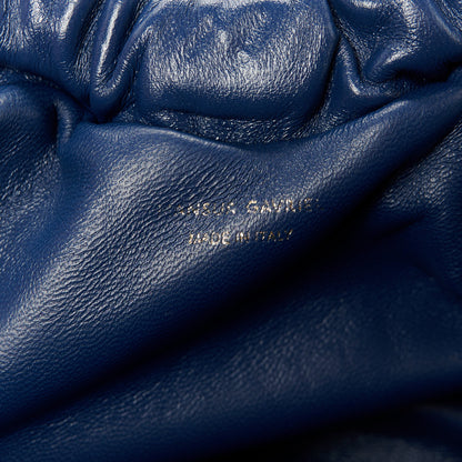 Mansur Gavriel Lambskin Mini Cloud Clutch Blue 6 of 10