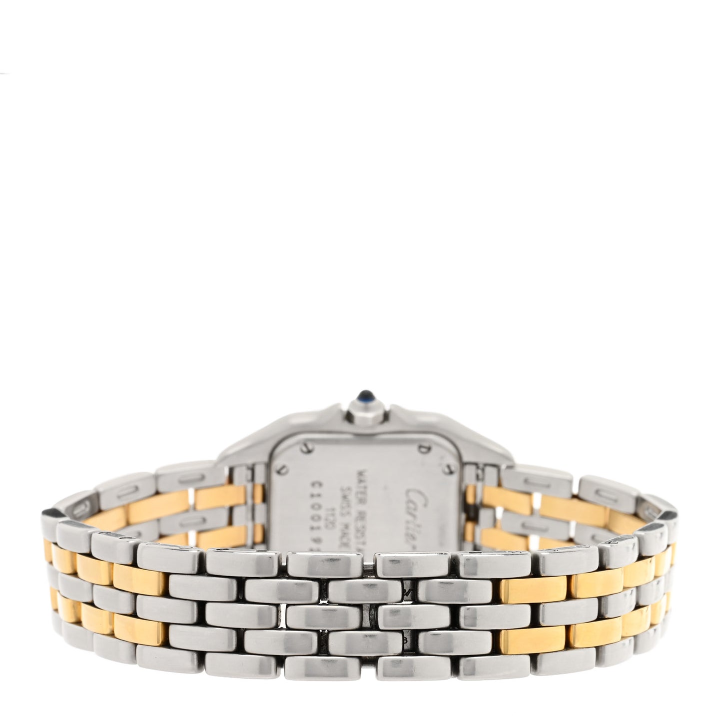 Stainless Steel 18K Yellow Gold 22mm Panthere Quartz Watch