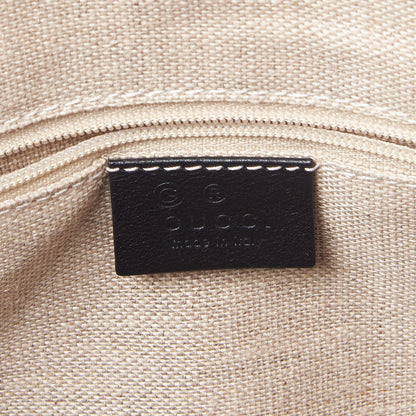 Gucci Soft Microguccissima Small Zippered Satchel Black 8 of 9